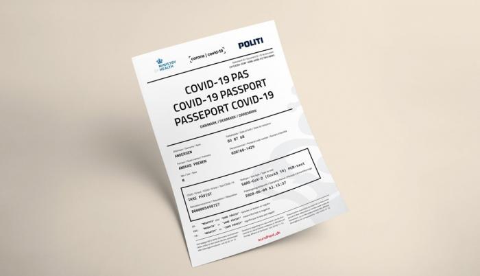 pasaporte coronavirus dinamarca