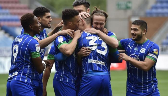 Wigan Inglaterra goleada