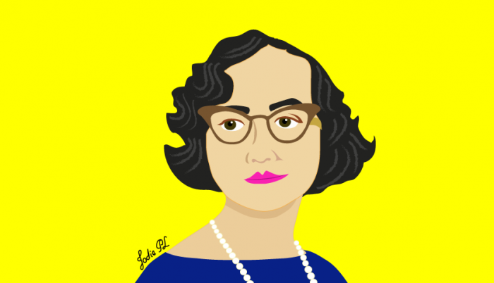 Ilustración realizada por su sobrina-bisnieta, usada por el #TeamMatilde.