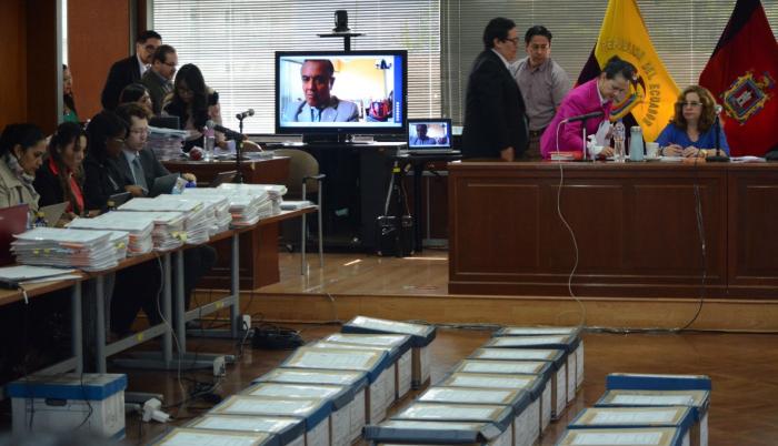 Inicio de la audiencia preparatoria de juicio en la Corte Nacional.