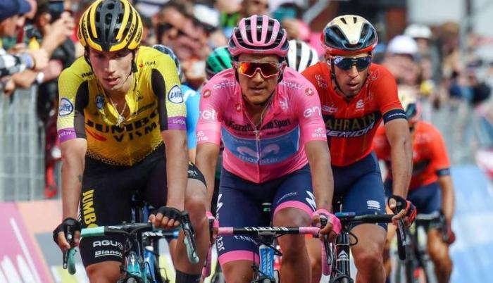 Mañana, 2 de junio de 2019, termina el Giro de Italia. Carapaz se mantiene líder.