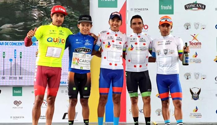 Richard Huera (Team Saitel) ganó la cuarta etapa de la Vuelta al Ecuador, que se disputó entre Atuntaqui y Tulcán.