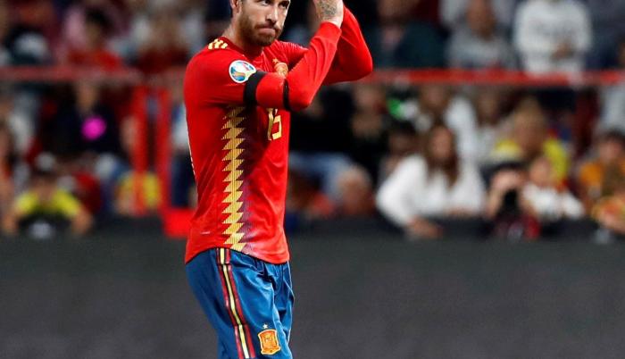 Defensa de la selección española Sergio Ramos.