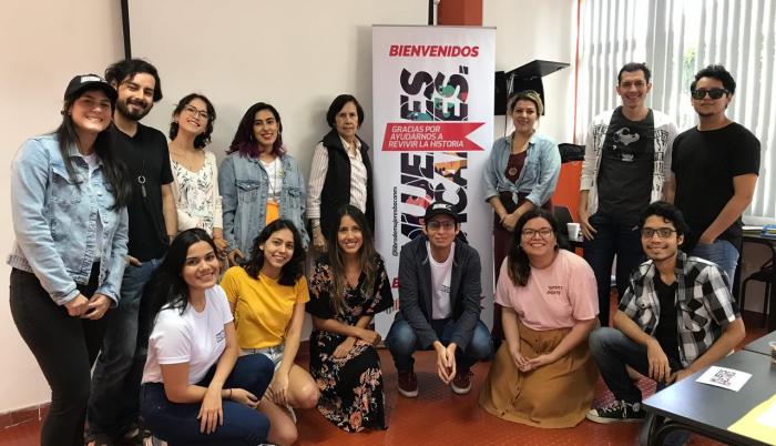 Vanessa Alarcón, Christian Benítez, Elisa de Janon, Emilio Luna y César Mata, son los alumnos de la UCG, detrás de la idea.