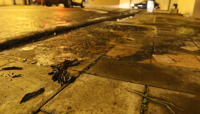 Un ciudadano se encontraba quemando cables en el Barrio del Salado.