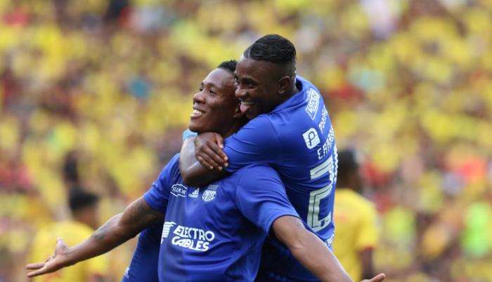 Angulo anotó el 0-2 para Emelec en el compromiso.