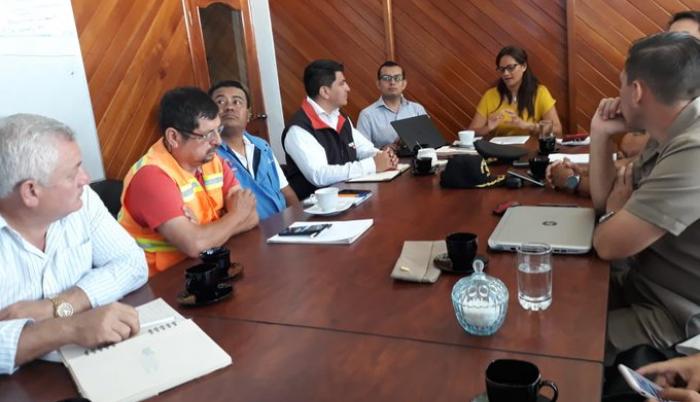 Las autoridades, encabezadas por Mónica Ramos, delinearon acciones de seguridad.