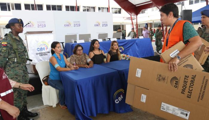 Simulacro elecciones seccionales 2019.