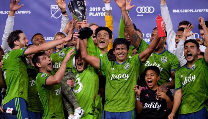 El defensa ecuatoriano, que milita en el Seattle Sounders se coronó campeón de la Conferencia Oeste.
