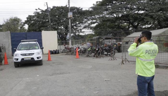 Exteriores de la Penitenciaría del Litoral, lugar de donde salió la orden para atentar contra el juez.