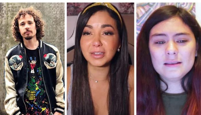 Luisito Comunica (izquierda), Caeli (centro) e Ixpanea (derecha), en los últimos meses han dado de qué hablar en redes sociales.