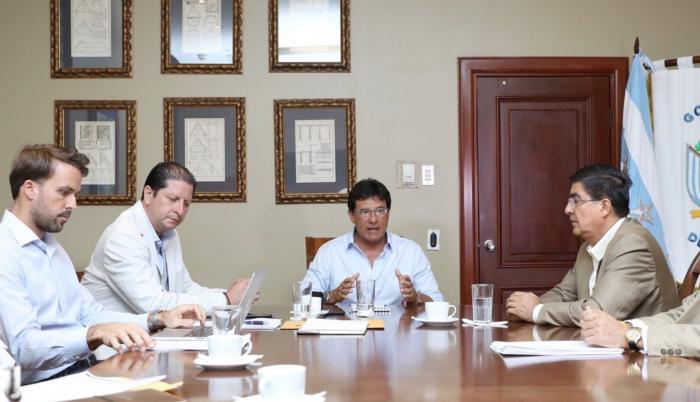 Cita. El directorio de la Empresa Pública Provincial de Dragados, Draguayas EP, sesionó por primera vez el pasado martes en la Prefectura.