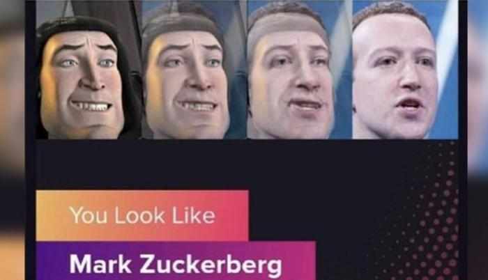 Usuarios han colgado los resultados en redes sociales como Instagram. Una de las imágenes combina la cara Lord Farquaad, personaje de la película Shrek, con la de Mark Zuckerberg, fundador de Facebook.