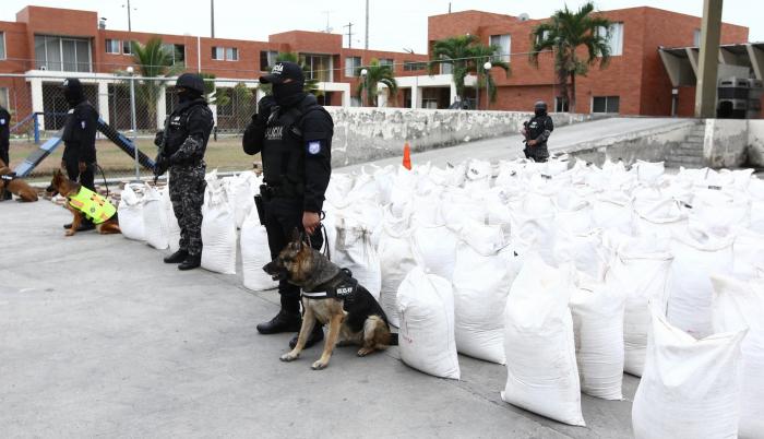 La droga iba a ser enviada a México desde el Puerto de Guayaquil