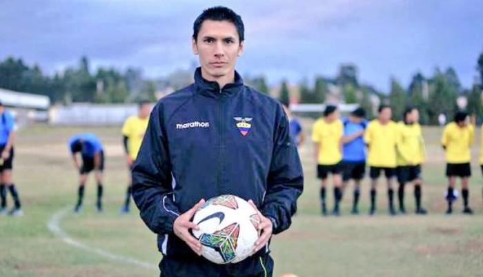 Luis Quiroz es árbitro desde 2008 y en 2014 ascendió a la Primera División.