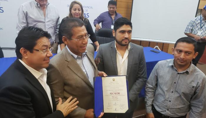Francisco Asán es uno de los cuatro alcaldes de Guayas que no recibieron sus credenciales el pasado 10 de mayo.