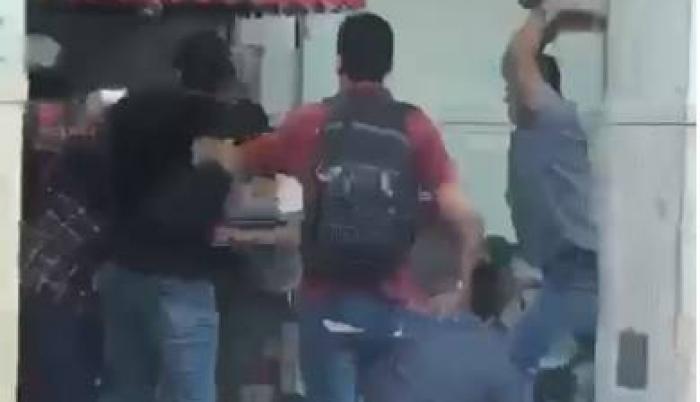 Agarran a presunto ladrón de terno