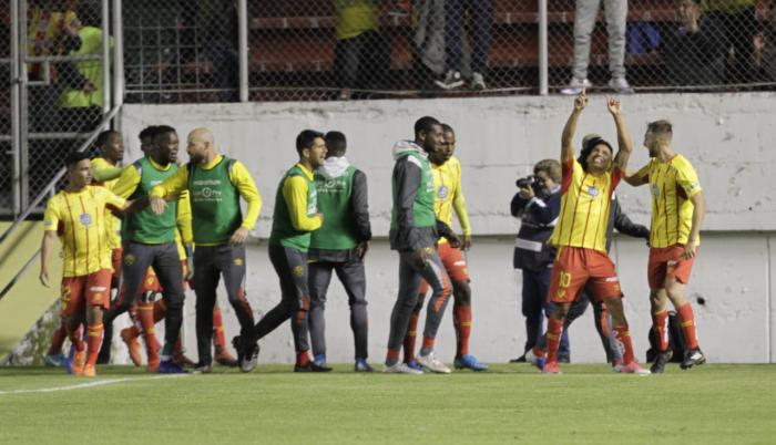 Encuentro entre Aucas y Barcelona el 23 de noviembre de 2019.