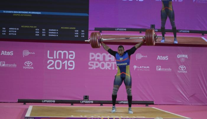 Jorge David Arroyo marcó 190 kilos.