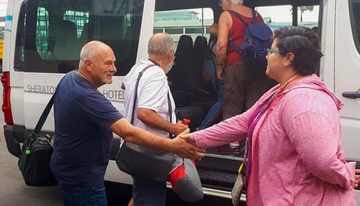 El ministerio de Turismo informó que personal perteneciente a la Coordinación Zonal 5 del Mintur se encargó de brindar atención oportuna a los visitantes.