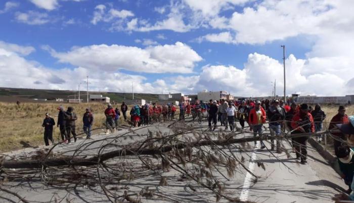 Protestas no paran en Chimborazo