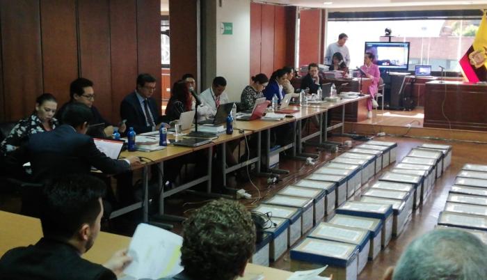 Audiencia en el caso Sobornos, el 18 de noviembre de 2019.