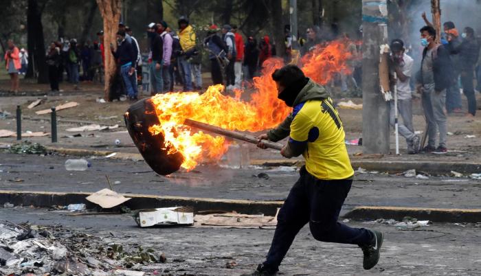 Once es el número de muertos que dejaron las protestas.