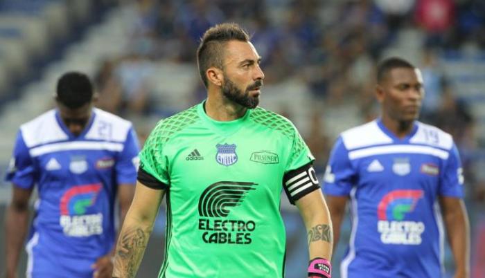 Esteban Dreer, capitán y arquero de Emelec