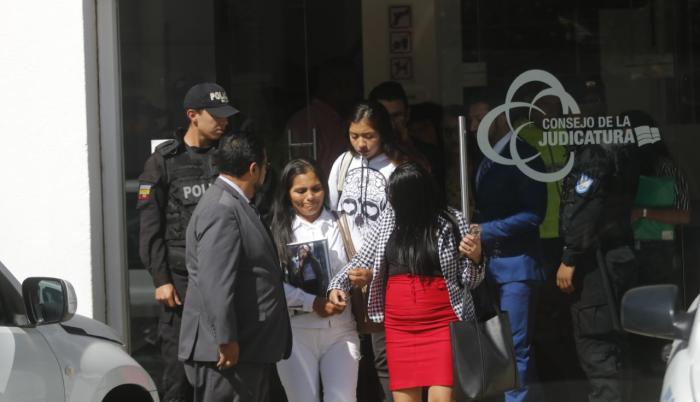 Audiencia de juzgamiento por la violación y muerte de Carolina Andrango.