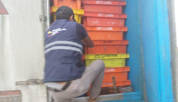 El operativo se realizó tras la alerta que dieron inspectores de control sobre el ingreso de manera ilegal de este recurso.