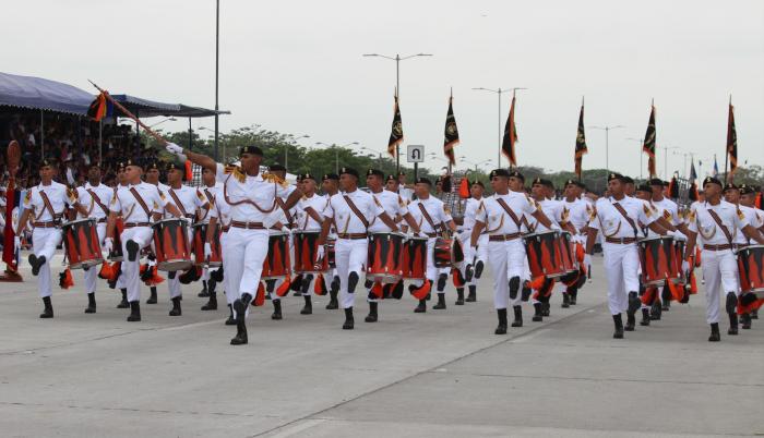 Oficiales de las tres ramas de las Fuerzas Armadas participarán en la gran Parada Militar.