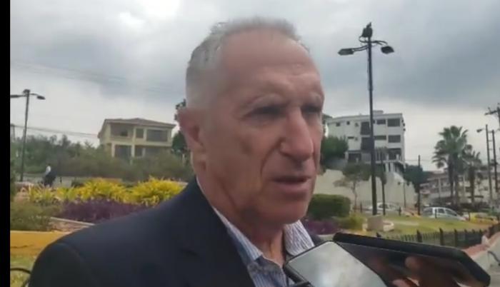 Luis Hilbert, abogado del Colón de Argentina, está en Guayaquil.