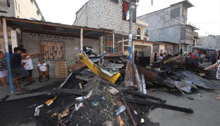 El flagelo ocurrió a las 13:40, en las calles 26 y la Ch