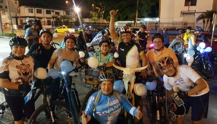 Los deportistas recorrieron algunas calles del norte y centro de la ciudad.