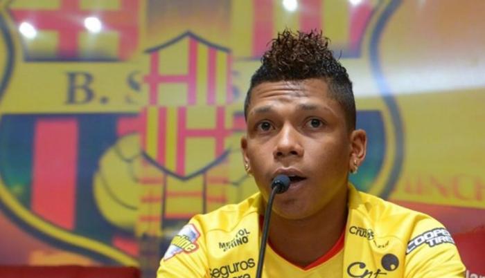 Billy Arce Mina llegó al Barcelona a mitad de temporada, proveniente del Emelec, donde fue separado por actos de indisciplina.