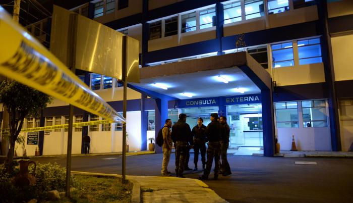 Diligencia. En el Hospital de la Policía se reconstruyó la revuelta del 30S.