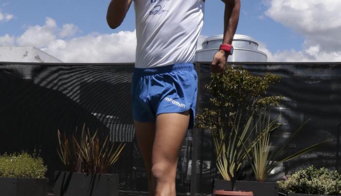 Deportista. David Hurtado compite hoy en la Copa Panamericana de marcha, en busca del boleto a Lima 2019.