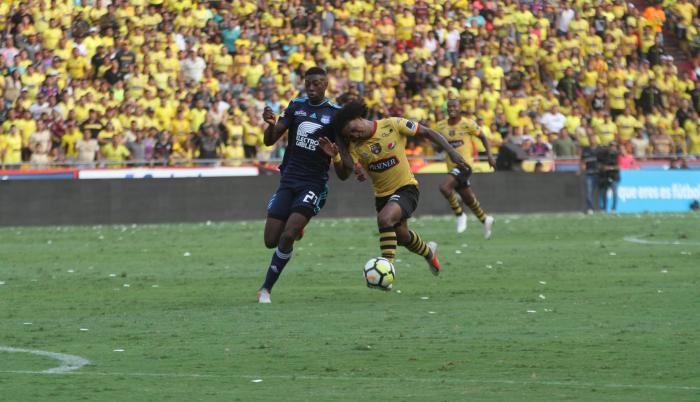 Partido entre Barcelona y Emelec. 15 de octubre de 2019.