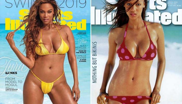 Tyra Banks, supermodelo, empresaria y presentadora de televisión estadounidense.