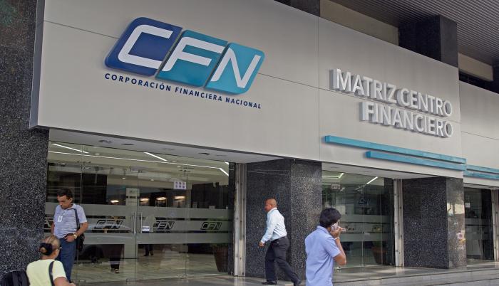 La matriz de la Corporación Financiera Nacional en Guayaquil.