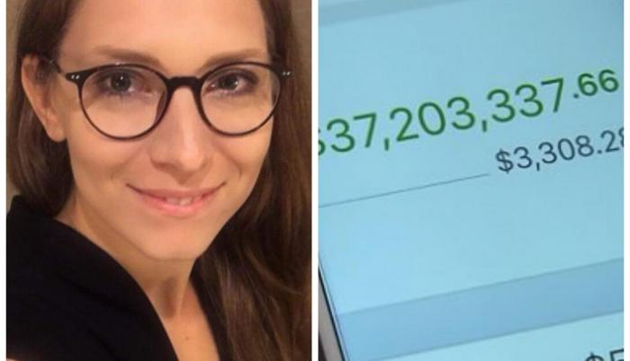 La mujer registró el suceso inaudito a través de una captura de pantalla en su celular.