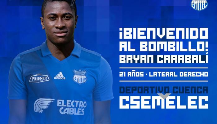 El jugador no estará en el compromiso que disputarán Emelec y Deportivo Cuenca, este viernes 19 de julio.