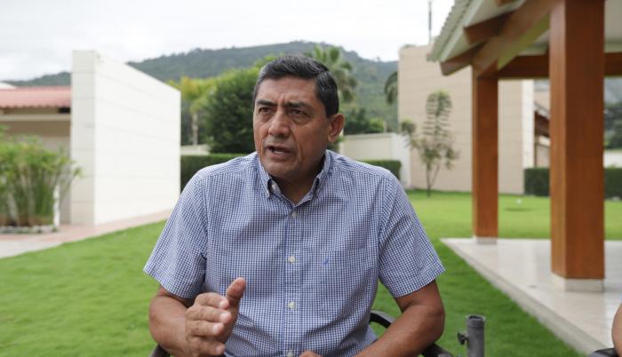 Hasta el momento ha liderado dos marchas pacíficas para reclamar obras para la comunidad y la salida de las canteras.