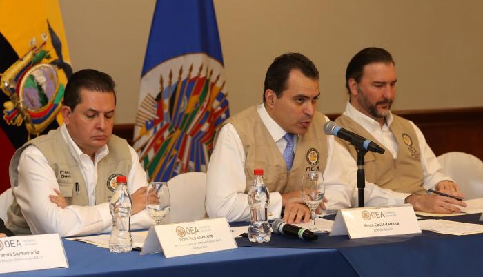 OEA observa fallas repetidas en los procesos electorales ecuatorianos