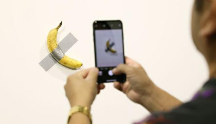 La obra fue fotografiada y compartida en redes por miles de personas.