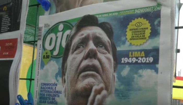 Fatalidad y juicio histórico: prensa peruana sobrecogida por muerte de Alan García