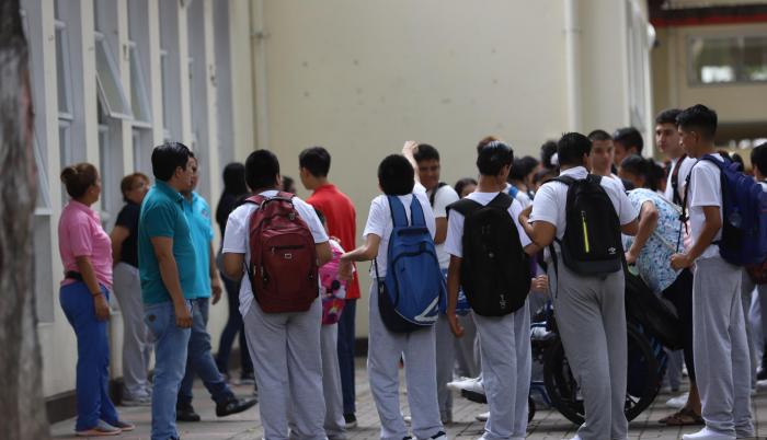 Las clases fueron suspendidas el 8 de octubre.