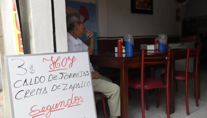 Comedor. Los restaurantes han cambiado su menú a falta de legumbres y han subido el costo de los platos.