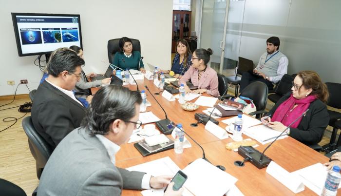 La actividad se realizó el martes 29 de octubre de 2019, en el marco del estudio de la objeción parcial al proyecto de reformas al Código Orgánico Integral Penal (COIP).