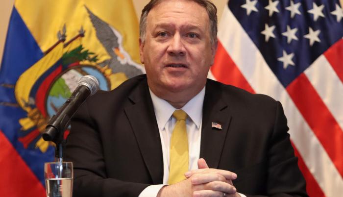 Mediante un comunicado del secretario de Estado Mike Pompeo difundido tras más de una semana de protestas y disturbios en el país.